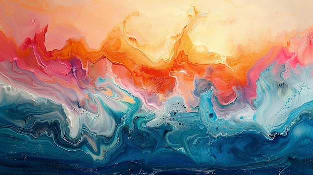 colorful background abstract painting