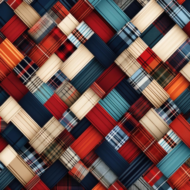 a colorful background of a colorful plaid pattern.