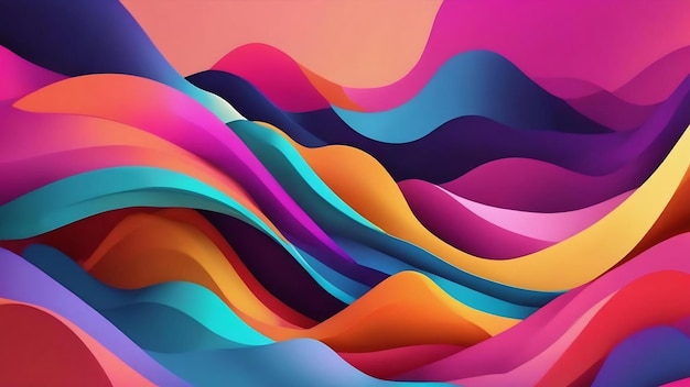 Colorful background design elements minimalist illustrations and abstract illustration art banners