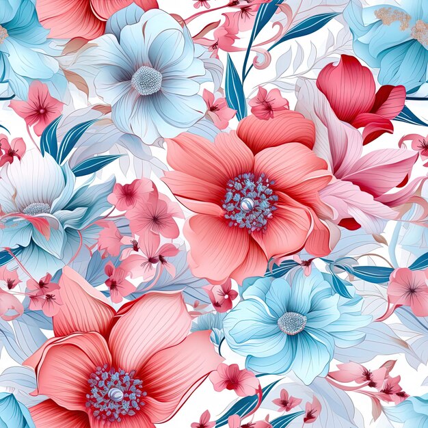 a colorful background of flowers and the word spring