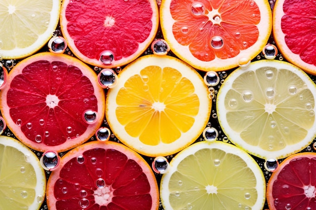 Colorful background of fruit juice