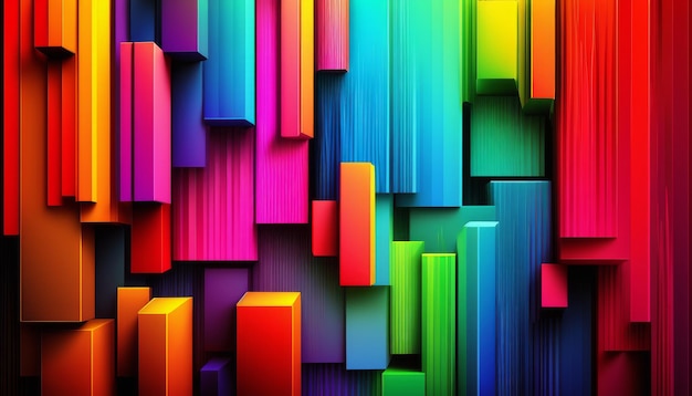 Colorful background Generative AI