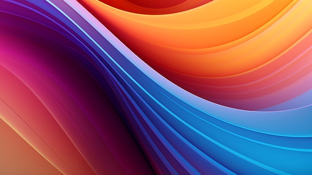 Colorful background line