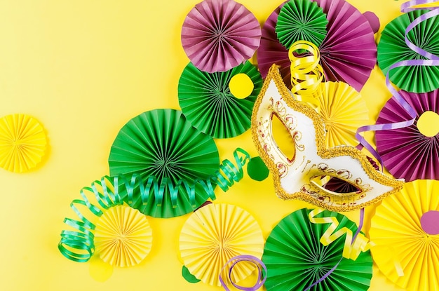 Colorful background of mardi gras or carnival