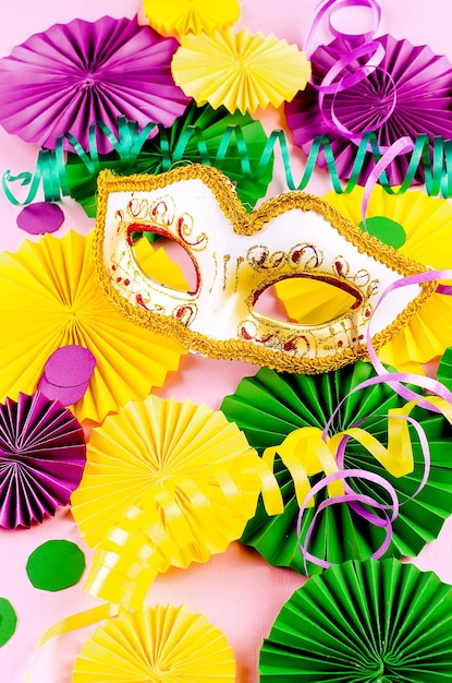 Colorful background of mardi gras or carnival