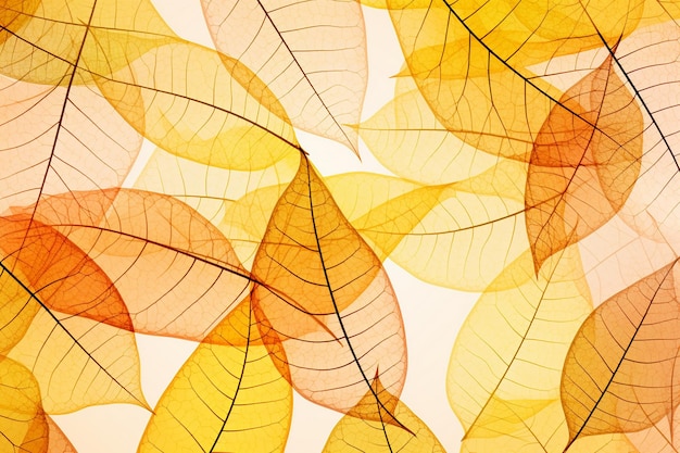 a colorful background with autumn leaves