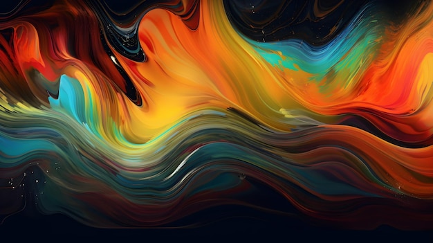 Colorful background with a black background and a colorful background.