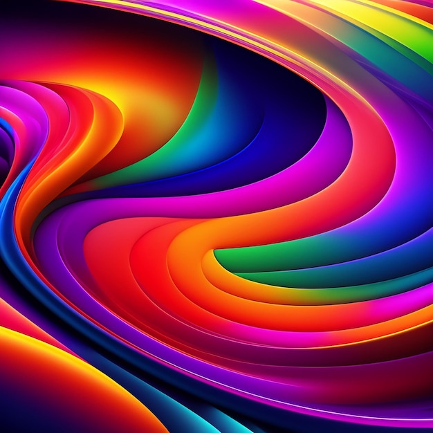 A colorful background with a black background and a colorful design.