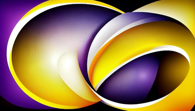 A colorful background with a black background and a yellow and purple design.