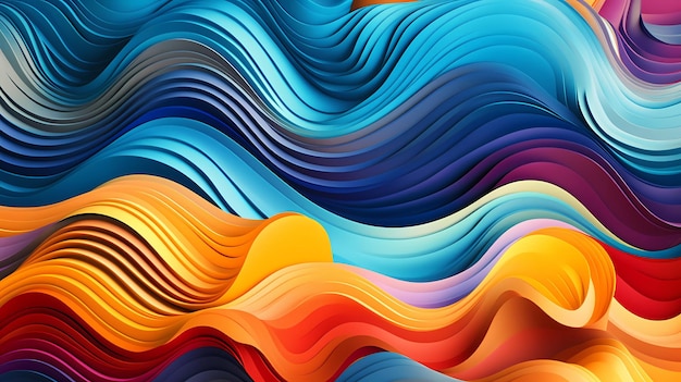 A colorful background with a blue and orange background.