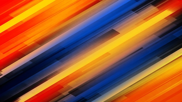 A colorful background with a blue and orange background.