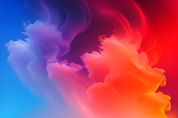 A colorful background with a blue and orange background.