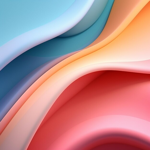 a colorful background with a blue, orange, and green color.