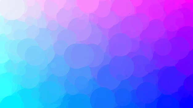 A colorful background with a blue and pink circle