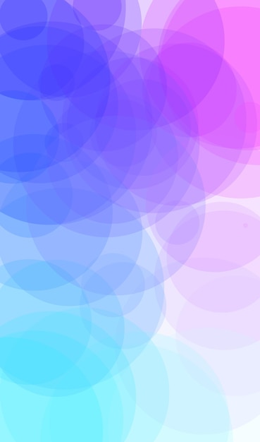 A colorful background with a blue and pink circles