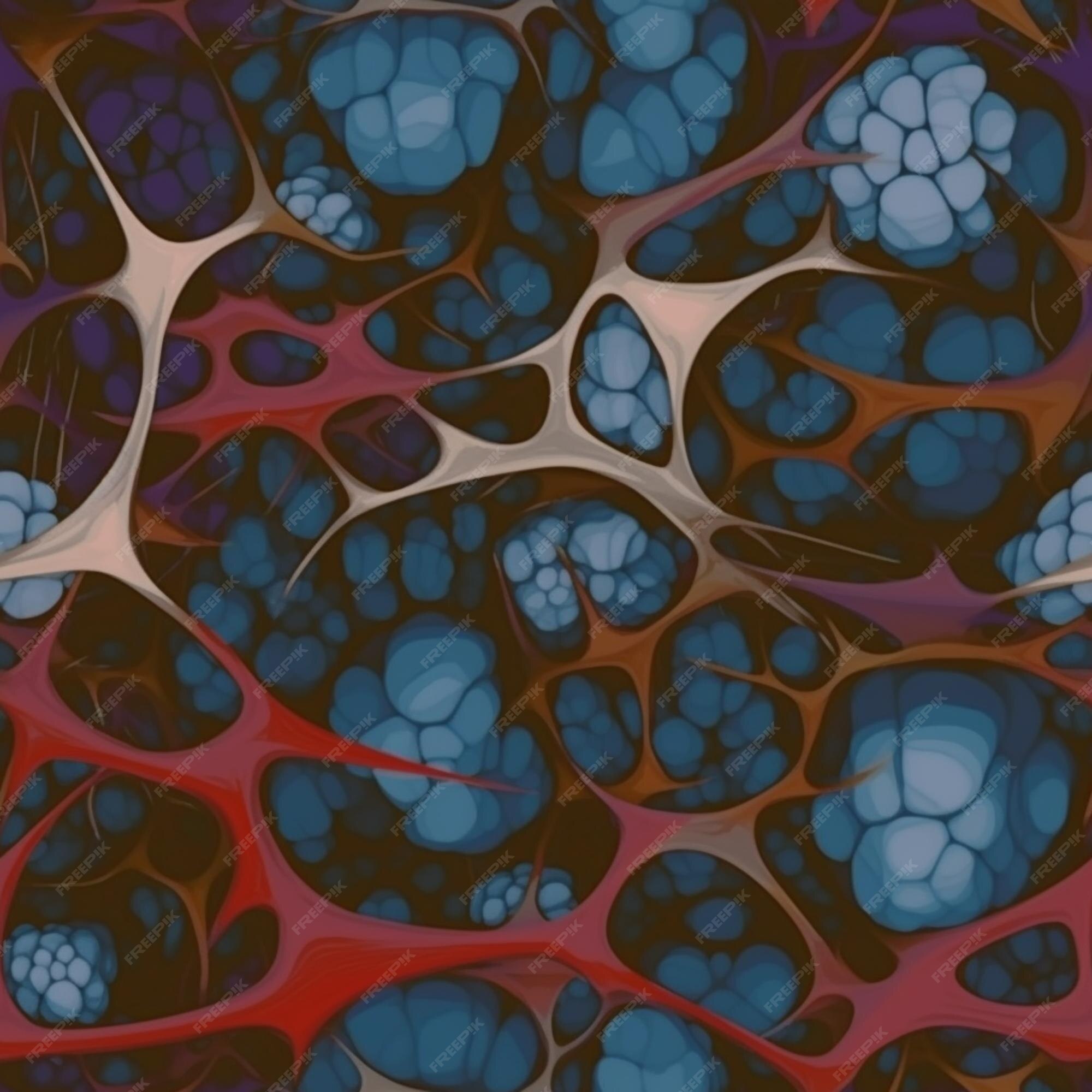 Premium AI Image | A colorful background with blue and red shapes and