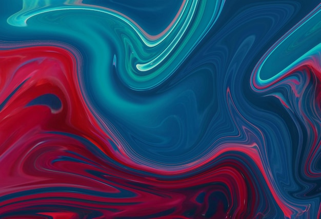 A colorful background with a blue and red swirls.