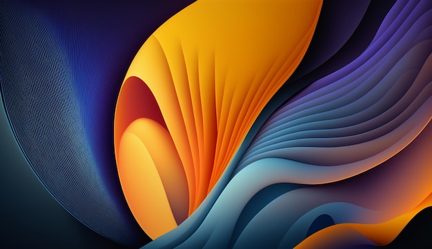A colorful background with a blue and yellow background.