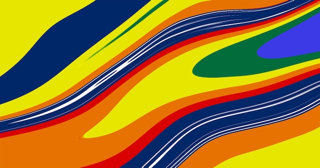 A colorful background with a blue and yellow swirls.
