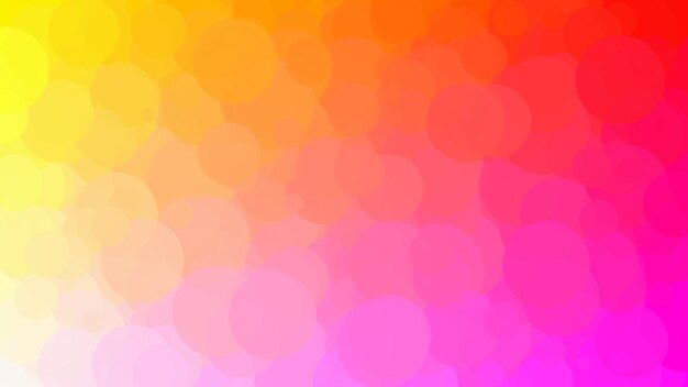 A colorful background with a blurry image of a pink and orange background with a yellow circle in the center