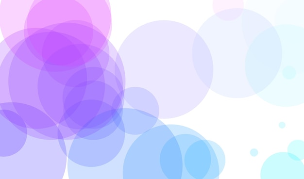 A colorful background with circles in blue and pink.