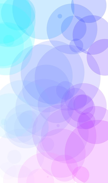 A colorful background with circles in blue and pink.