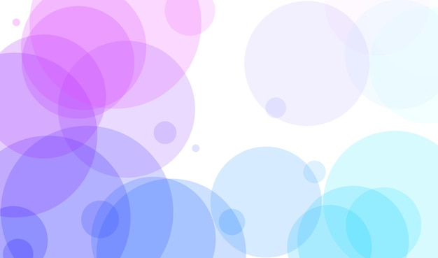 A colorful background with circles in blue and purple