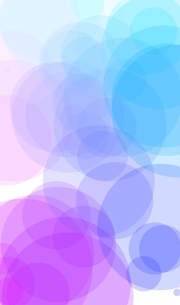 A colorful background with circles in blue and purple