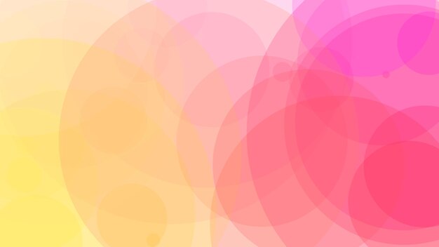 A colorful background with circles in the middle.