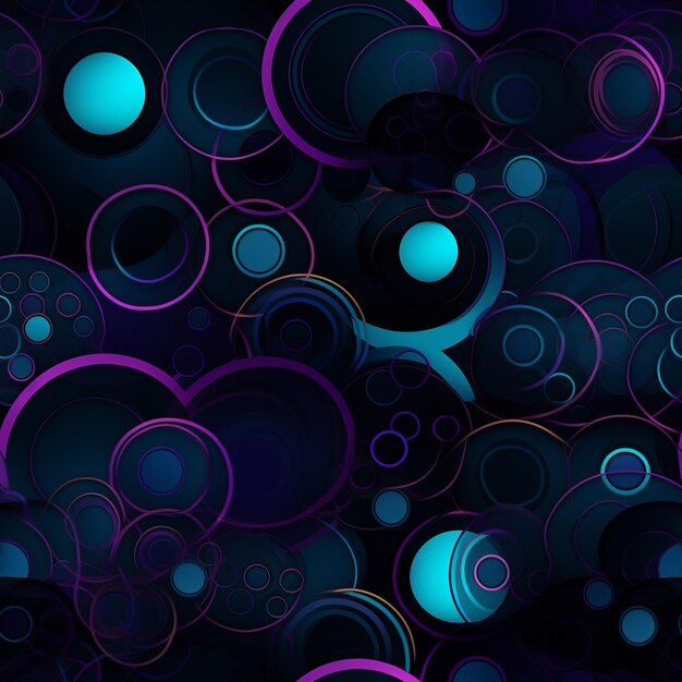 Photo a colorful background with circles