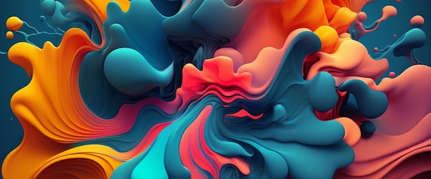 A colorful background with a colorful design that says'blue and red '