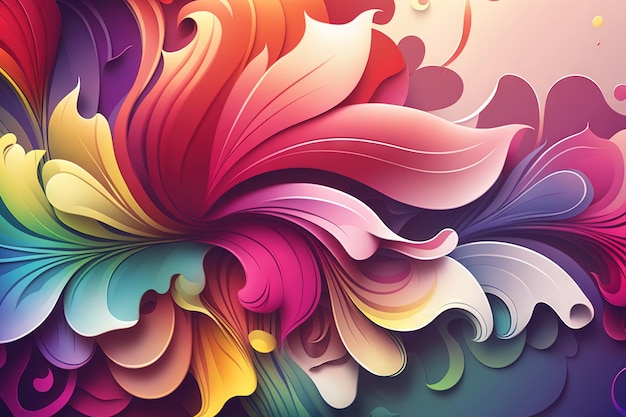 Colorful background with a colorful design