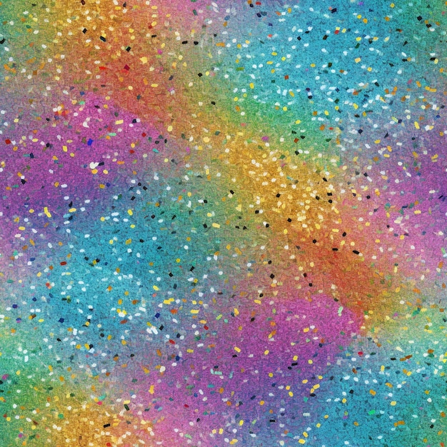 Foto uno sfondo colorato con un motivo colorato della parola arcobaleno.