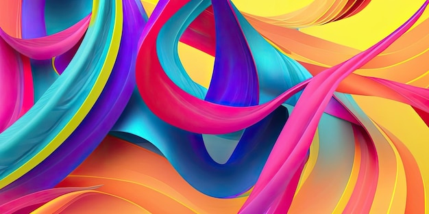 A colorful background with a colorful swirls and the word " on it "