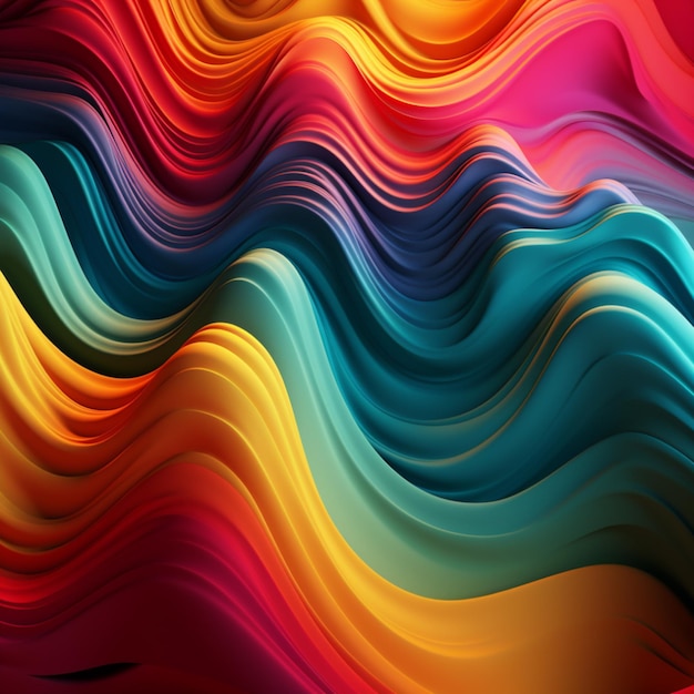 A colorful background with a colorful wave pattern.