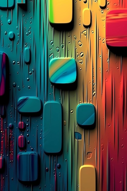 A colorful background with the colors of the rainbow