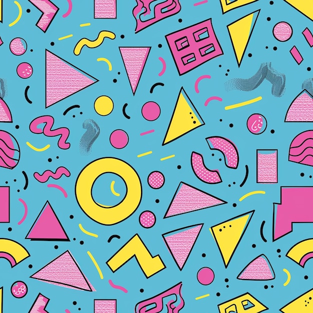 Photo a colorful background with different colored squares and the number 0