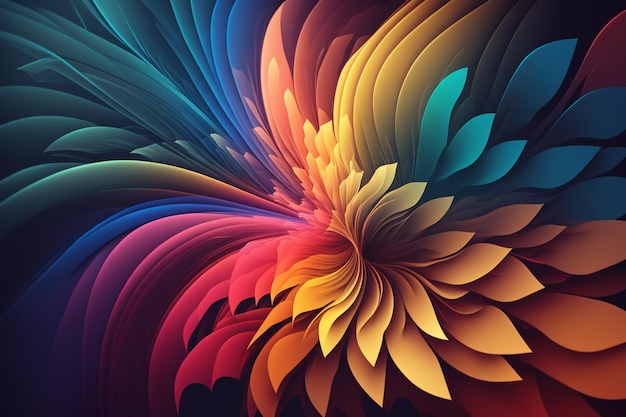 A colorful background with a flower pattern.