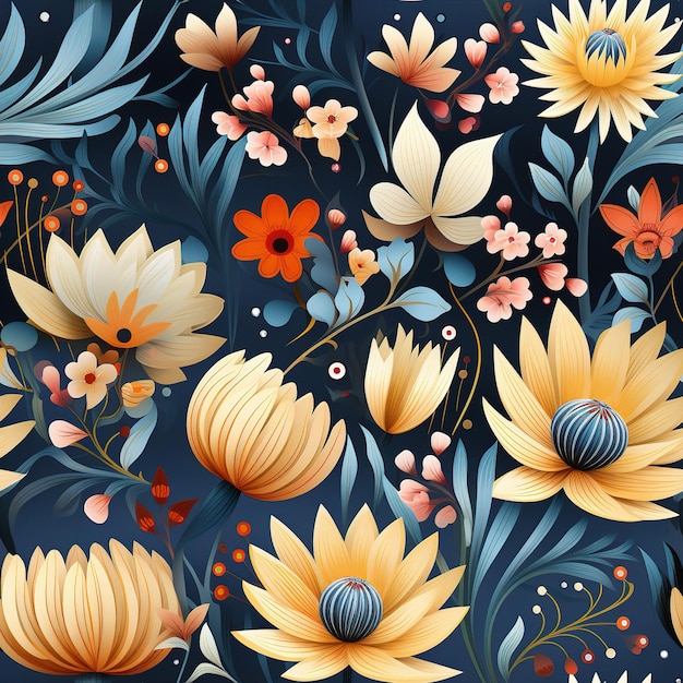 a colorful background with flowers and the word spring.