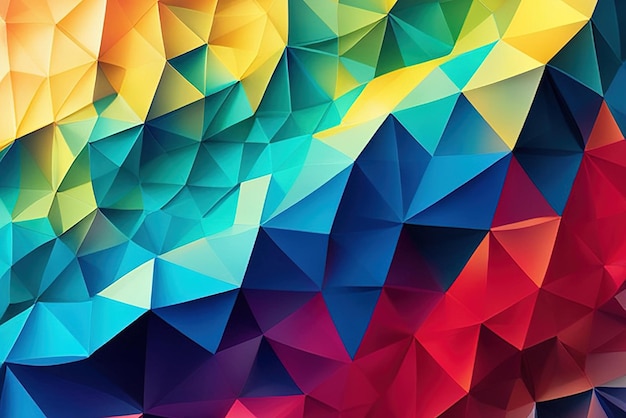 Colorful background with geometric shapes Abstract Geometric backgrounds full