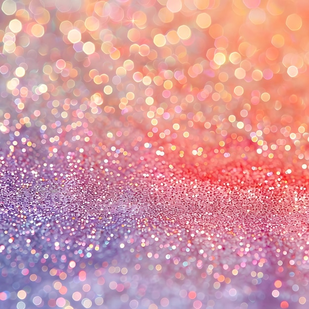 Photo a colorful background with glitter and glitter