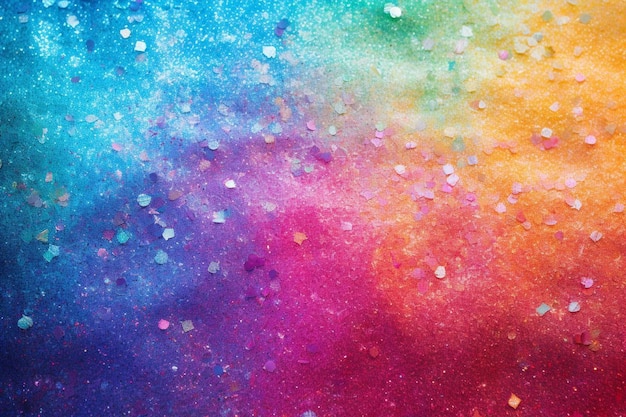 a colorful background with glitter and glitter