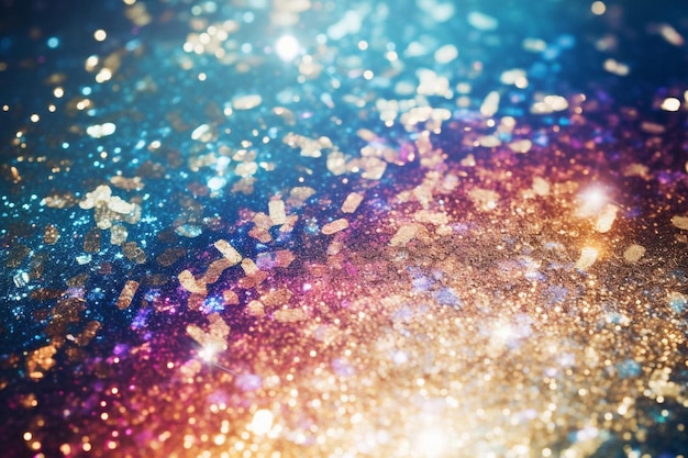 a colorful background with glitter and sparkles