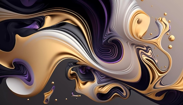 A colorful background with gold and purple colors.