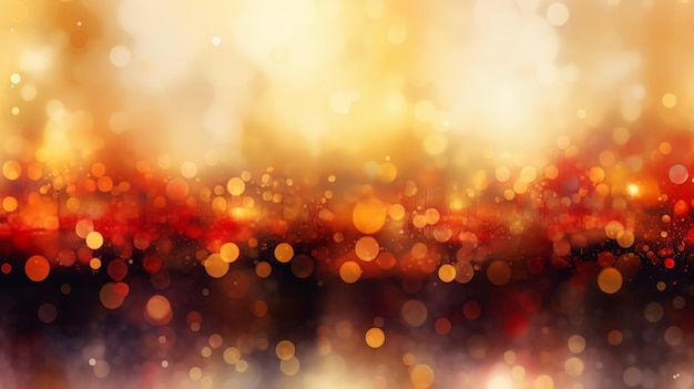 A colorful background with a gold and red background and a blurry background.