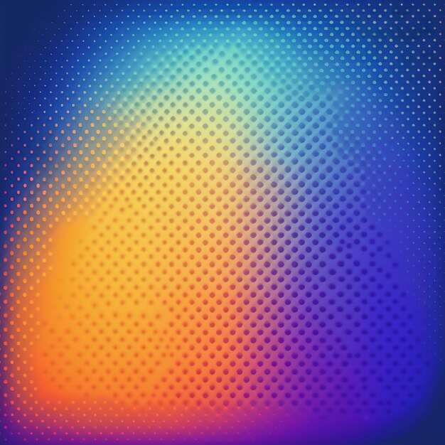 A colorful background with a gradient and a circle in the middle