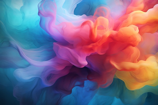 A colorful background with a gradient of colors