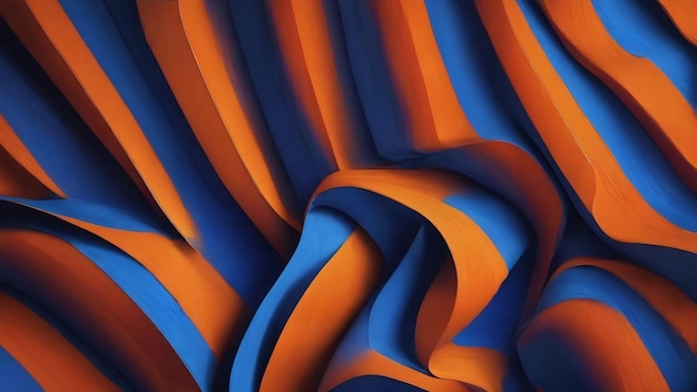 A colorful background with a gradient of orange and blue