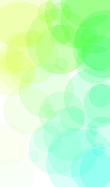 A colorful background with a green and blue circles.