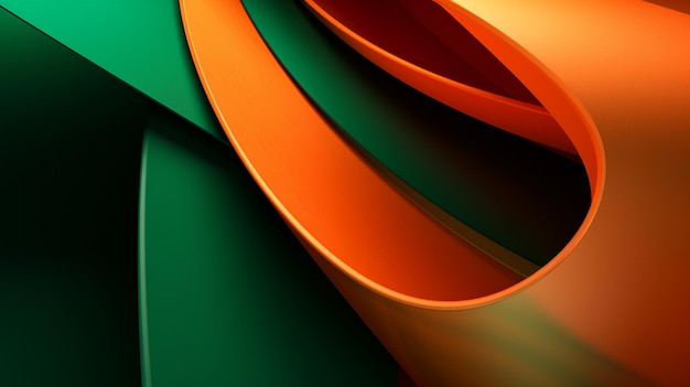 A colorful background with a green and orange background.